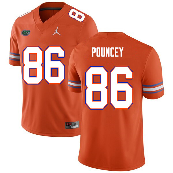 Men #86 Jordan Pouncey Florida Gators College Football Jerseys Sale-Orange